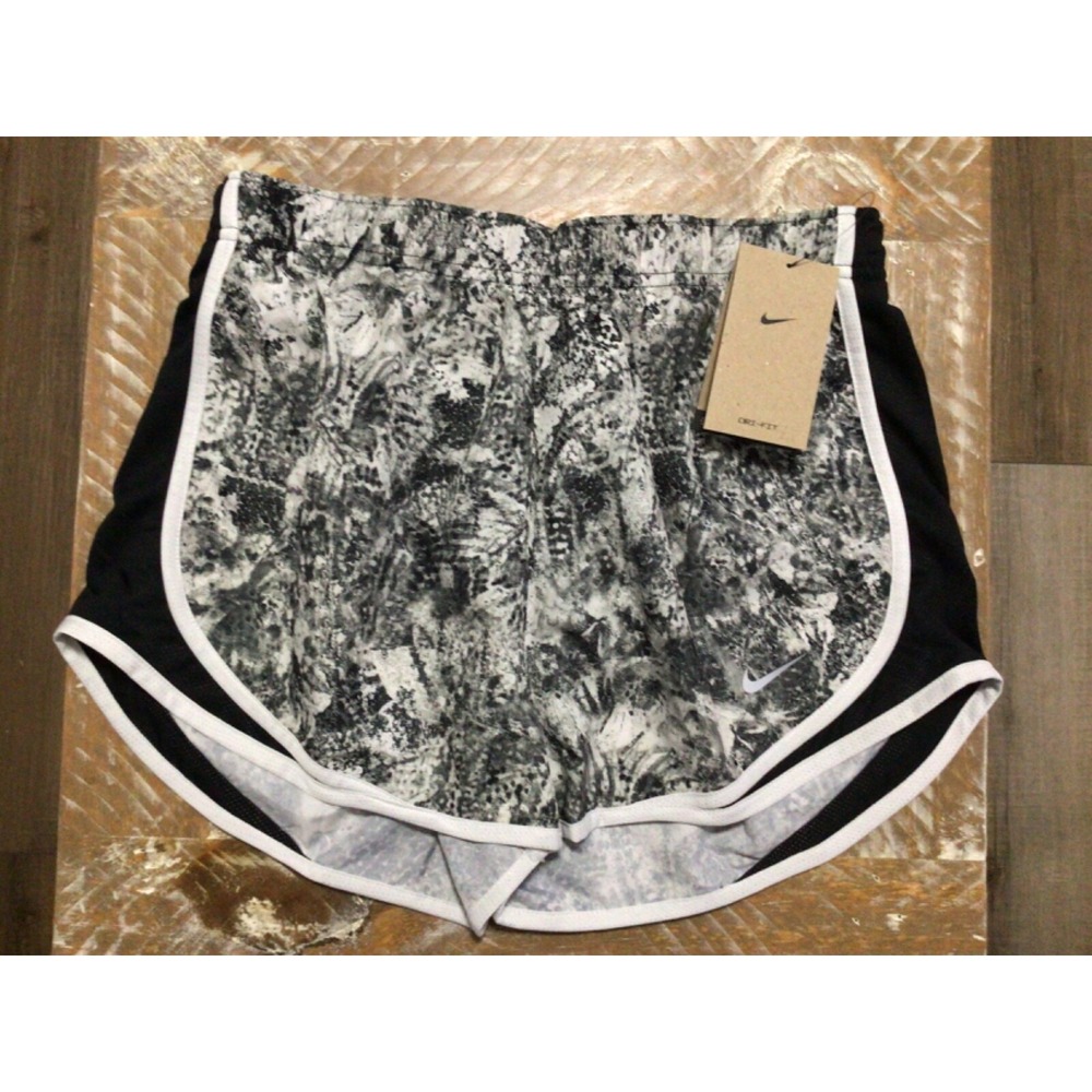 Nike WOMEN'S Dri-Fit Tempo Printed Running Shorts Size XS DX0207-010